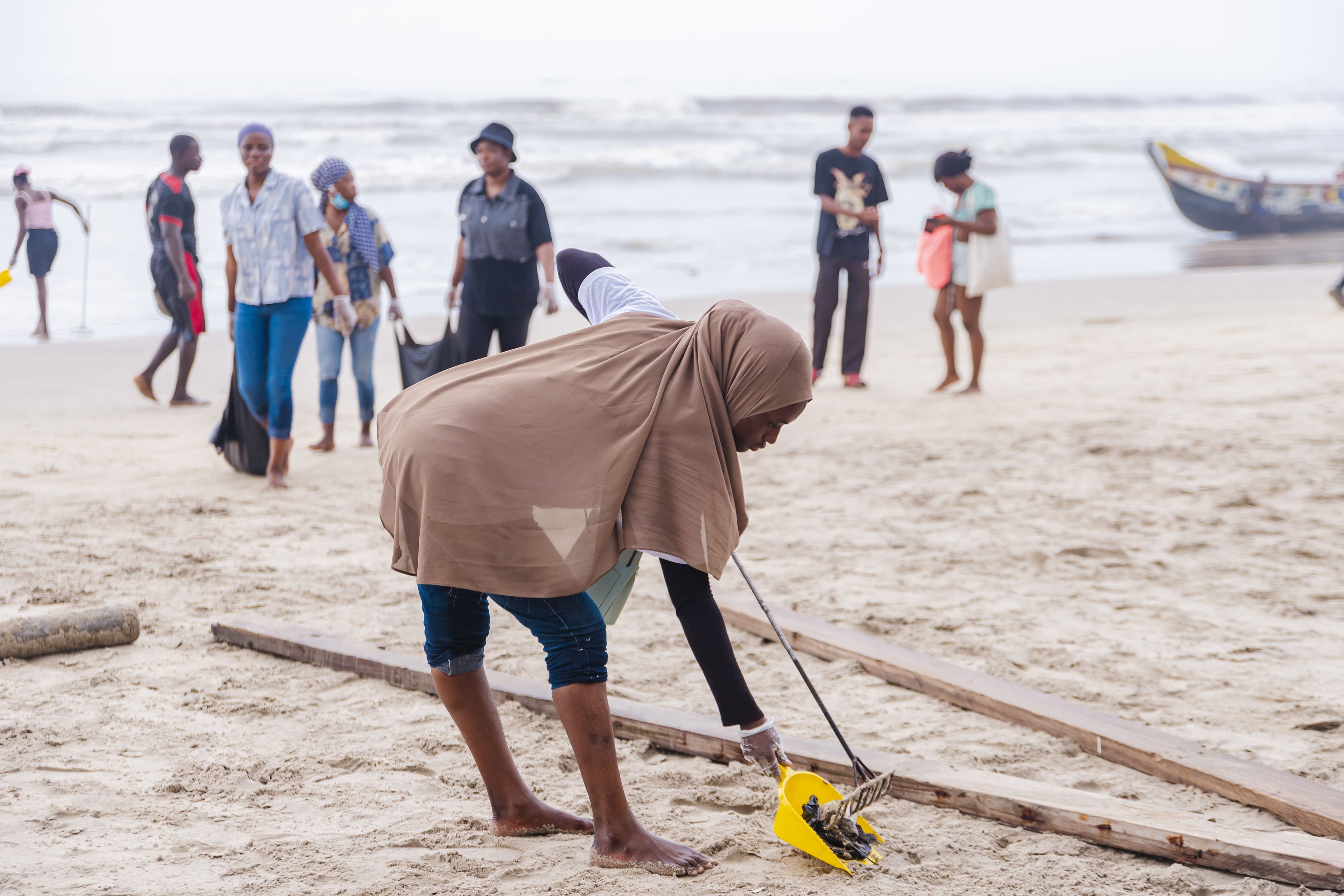 Featured image for Sustain the Shore: Pathfinders Global Leads Climate Action at Labadi Beach